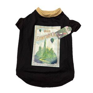 Wicked Pet T-Shirt Black & Gold Emerald City Size Large